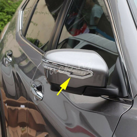 For 2014-2020 Nissan Rogue Sport Qashqai X-Trail Side Rearview Mirror Trims