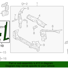 Genuine Toyota Latch Support 53208-02200