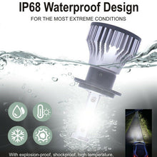 ALLTIMES 4 Side H11 H8 H9 LED Headlight Super Bright 6000K White High Low Beam L