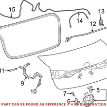 Genuine OEM Trunk Lock Actuator Motor for Toyota 6461002180