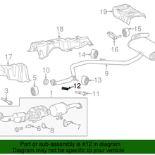 Genuine Toyota Exhaust Manifold Bolt And Spring 90501-A0006