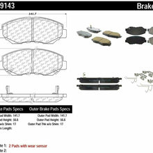 Centric Centric 105.09143 Brake Pad 105.09143