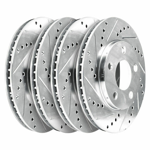 Fit 2004-2009 Mercedes-Benz E320,E350 HartBrakes Full Kit Brake Rotors