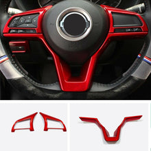 Red Steering Wheel Trim 3pcs For NISSAN ROGUE 2017 - 2020