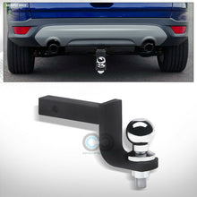 1.25" Tube Receiver Trailer Tow Hitch Loaded Ball Mount 3.25" Drop/2" Rise C24