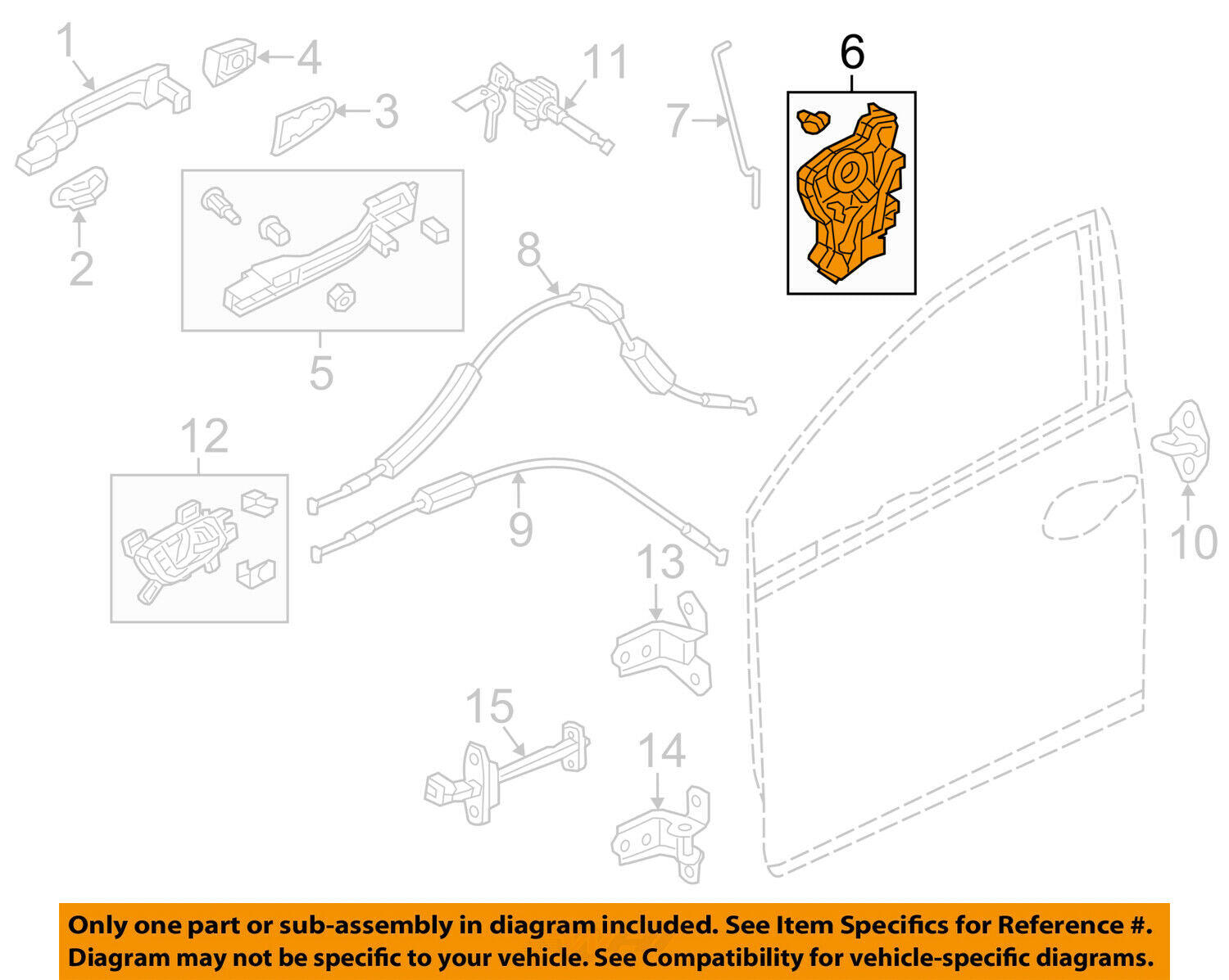 HONDA OEM 16-18 Civic Front Door-Lock Actuator/Motor 72150TBAA02