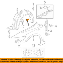 HONDA OEM-Fender Liner Splash Shield Push Clip Retainer Blind Rivet 90682SEA003