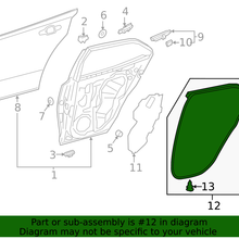 Genuine Toyota Door Weather-Strip 67872-12580