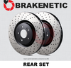 [REAR SET] BRAKENETIC PREMIUM Cross DRILLED Brake Disc Rotors BNP44207.CD