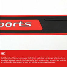 Car Accessories Cover Door Sill Guard Sticker 90*7.2CM Rear Bumper Protector