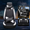 US Car SUV Seat Cover Set Leather Front&Rear Cushion Pillows Universal Protector