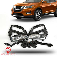 Fits Nissan Rogue 2017-2020 LED Projector Front Fog Driving Lamp Light Set Kit