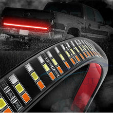 60" Triple Row 450LED 3 Colors Tailgate Flowing Turn Signal Brake Reverse Light