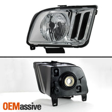 Fit 2005 2006 2007 2008 2009 Ford Mustang Clear Headlights Pair Lamps Left+Right