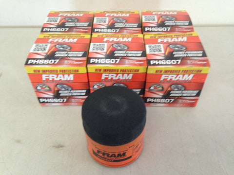 SIX(6) Fram PH6607 Oil Filter CASE fits TG6607 PH2876 51365 LF113 L14612 B1400