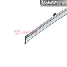 Wellvisors Rain Guard Deflectors Visors For Toyota Corolla 2020-Up Black Trim