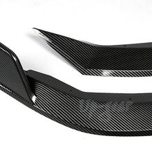 For 19-20 Toyota Corolla Carbon Style Front Body Kit Bumper Spoiler Lip 3PCS