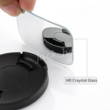 2x Rimless Rectangle Rotatable Car Auto Rearview Blind Spot Glass Mirror