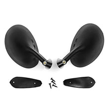 1 Pair L&R Universal Black Car Classic Style Door Rearview Side Mirror & Gaskets