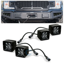 4PC 3.75" 12W LED Light Bars Offroad Spot Work Fog Cube Lamp+Mount Kit C13M