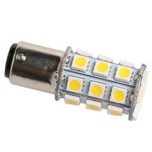 1x Universal 1157 Warm White 15D P21/5W 27SMD 5050 Car LED Tail Brake Light Lamp