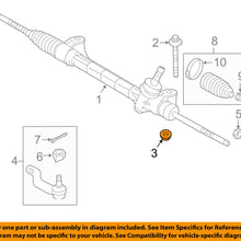 TOYOTA OEM Rear Suspension-Front Lateral Arm Nut 9008017223