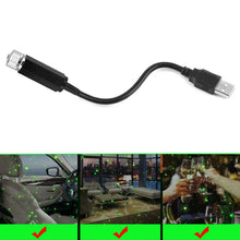 USB LED Car SUV Interior Roof Atmosphere Star Night Lights Projector Accessories