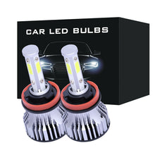 ALLTIMES 4 Side H11 H8 H9 LED Headlight Super Bright 6000K White High Low Beam L