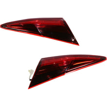 Tail Light For 2016-2018 Honda Civic Set of 2 Driver Passenger Side Inner CAPA