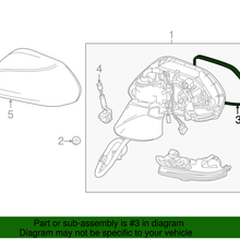 Genuine Toyota Mirror Glass 87902-06160