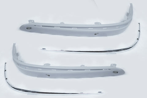 Front Bumper Molding with Chrome Trim For 2003-2006 MB Benz E-class W211 - Prime