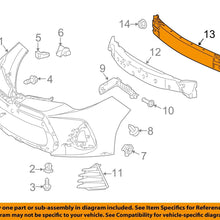 TOYOTA OEM 17-18 Corolla Front Bumper-Impact Bar 5202102240