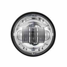 75W 7" LED Projector Headlight + Passing Lights Fit for Harley Touring Chrome