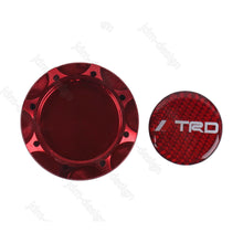 TRD Racing Red Engine Oil Filler Cap Oil Tank Cover Aluminium For TOYOTA