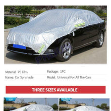 Car Suv Sedan Hatchback Semi-body Cover Sun Shade Reflective Outdoor Waterproof