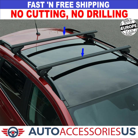 2017-2020 NISSAN ROGUE SPORT Roof Racks Cross Bars Carrier Rails Roof Bar Black