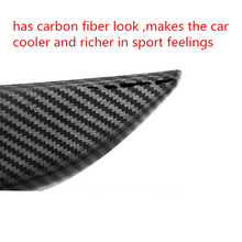 For Toyota Corolla E210 Sedan 2019-20 Carbon Fiber Look Front Grille Emblem Trim