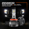 H11 LED Headlight Low Beam Bulbs Super Bright 6000K White Lights Conversion Kit