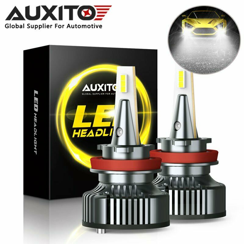 2X AUXITO CANBUS H8 H11 LED Headlight Bulb Hi Lo Beam 6500K 16000LM Error Free