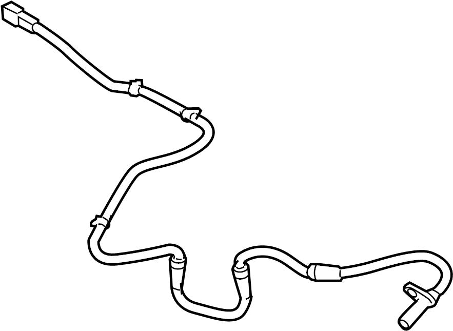 Nissan/INFINITI 47900-4BA0A Abs Wheel Speed Sensor (Rear).