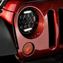 2x 7" Inch LED Headlight Hi/Lo Beam DRL For Jeep Wrangler JK TJ LJ 97-17 Rubicon