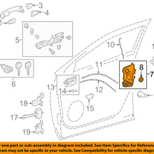 TOYOTA OEM Front Door-Lock Actuator Motor 6904002440