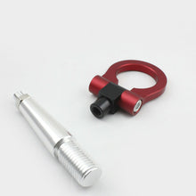T2 TRD RACING SCREW ALUMINUM CNC TOW TOWING HOOK RED FOR TOYOTA LEXUS SCION