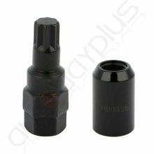 20 Piece Locking Lugs With 1 Key 12x1.25 Black For 2014-2019 For Infiniti Q60