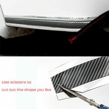 Car Stickers Carbon Fiber Vinyl Auto Door Sill Protector Parts Accessories 5D