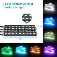 Car Accessories RGB LED Light Dash Floor Foot Strip Lights Decorative Lamp