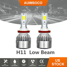 For Dodge Ram 1500 2500 3500 2012-2018 2pc H11 LED Headlight Bulb Low Beam 6000K