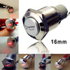 1x LED Momentary Horn Button Metal Switch Push Button Lighted Switch Accessories