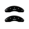 MGP Caliper Covers 4 pc Front & Rear engraved for 2008-2020 Nissan Rogue-Black