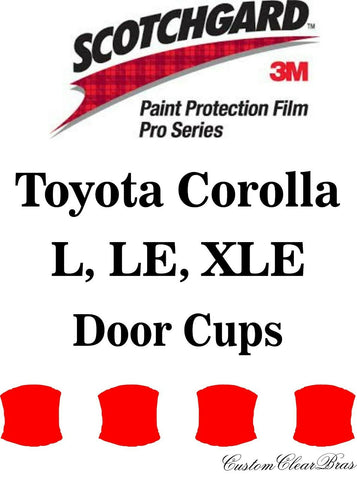 3M Scotchgard Paint Protection Film Pro Series 2020 2021 Toyota Corolla L LE XLE